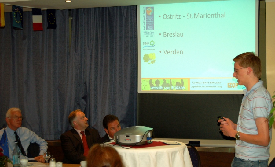 Kirchlintelner bei EU-Präsident Pöttering