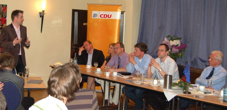 Kirchlintelner bei EU-Präsident Pöttering