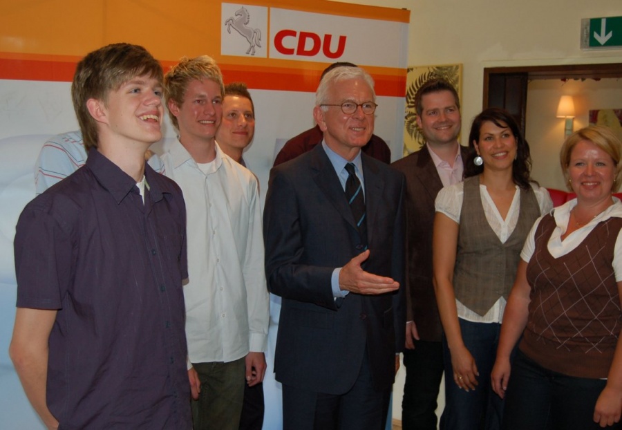 Kirchlintelner bei EU-Präsident Pöttering