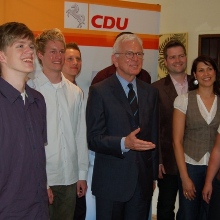 Kirchlintelner bei EU-Präsident Pöttering